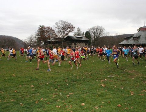 Start of the 2015 Alumni Run